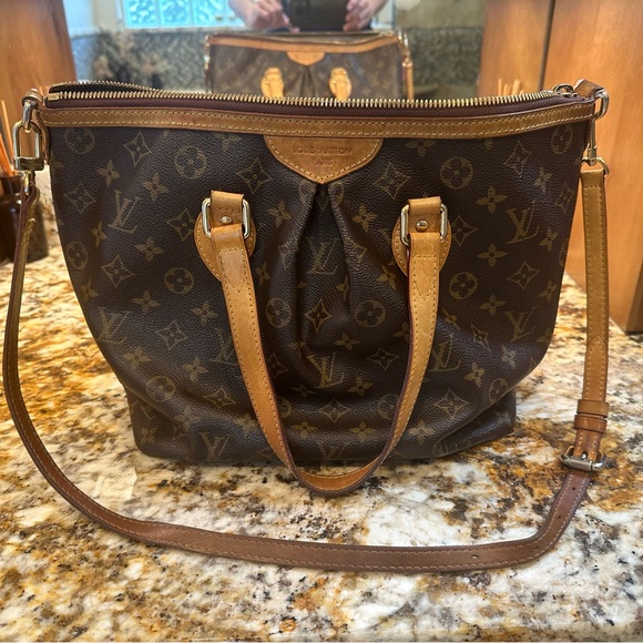 Louis Vuitton Dark Brown Monogram Shoulder Bag - Picture 1 of 9
